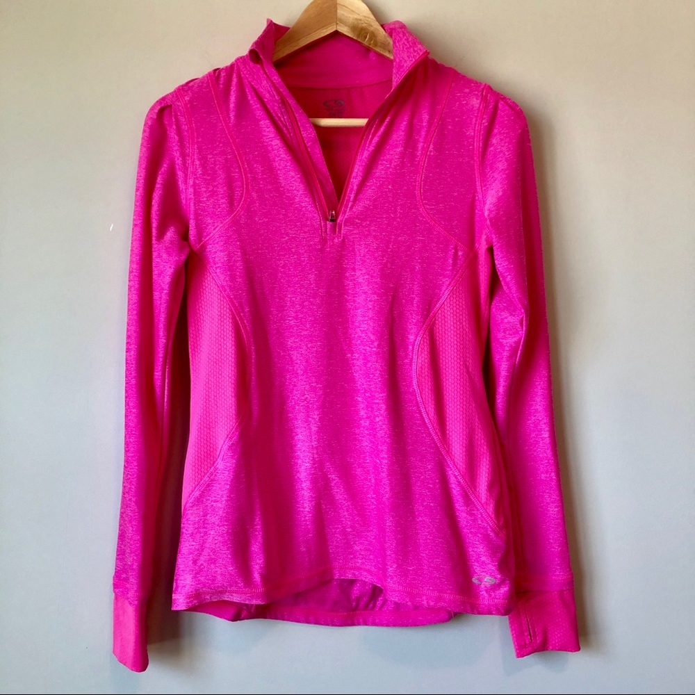 C9 Champion Pink Long Sleeve 1/4 Zip
